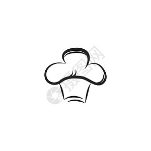 厨师标志模板矢量符号胡子烹饪工作餐厅菜单午餐帽子面包师咖啡店美食背景图片