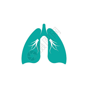 它制作图案的肺图标矢量图网络医院插图医生技术商业服务身体标识测试背景图片