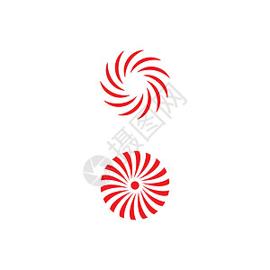 涡 Logo 模板矢量符号艺术螺旋漩涡蓝色涡流插图飓风标识圆形网络背景图片