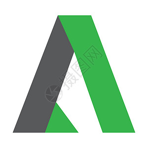 一个字母标志模板一封信公司商业品牌海浪字体艺术插图推广网络背景图片