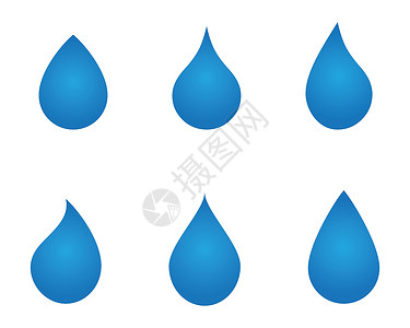 它制作图案的水滴徽标模板矢量液体环境矿物生态蓝色插图生物创造力商业公司背景图片