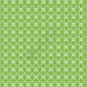 绿叶无缝模式 绿叶插图 矢量模式背景图片