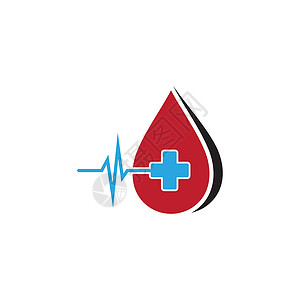 血液标志矢量图解模板水滴白色红色援助医疗生活帮助液体背景图片