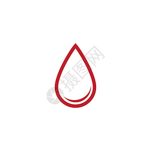 血液标志矢量图解模板帮助水滴医疗生活红色援助白色液体背景图片