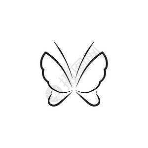 美丽蝴蝶图标设计化妆品花园温泉圆圈昆虫商业翅膀公司创造力繁荣背景图片