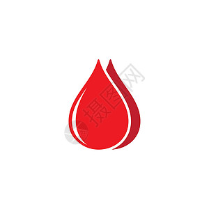 血液标志矢量图解模板液体水滴援助红色白色帮助医疗生活背景图片