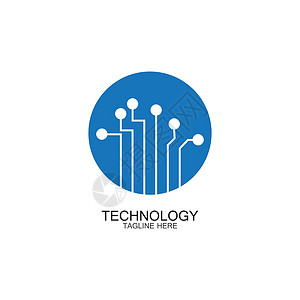 电路技术标志矢量电子产品字体圆圈身份创造力网站活力商业插图标识背景图片