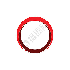 圆圈标志和符号模板矢量插图技术戒指品牌推广环形互联网科学网络公司商业背景图片