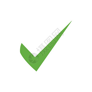 复选标记标志模板 vecto白色投票复选标记网络绿色清单按钮背景图片