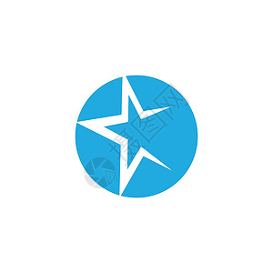 星形徽标模板矢量图标它制作图案星星插图品牌标识力量速度领导领导者公司射线背景图片