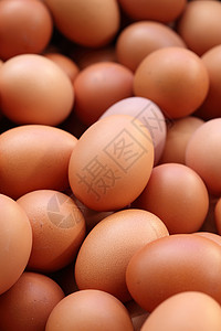 去壳鸡蛋供市场销售的新鲜鸡蛋食物蛋壳贮存早餐圆形烹饪农场团体黄色背景