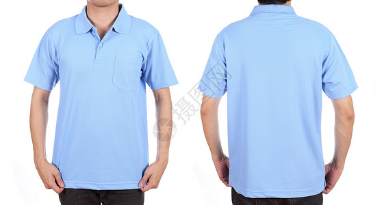 蓝色皮球人身上的白皮球衬衣前背青色白色牛仔裤马球纺织品尺寸棉布冒充身体男性背景