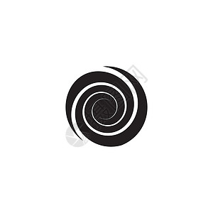 涡 Logo 模板矢量符号飓风艺术蓝色螺旋网络漩涡标识圆形插图涡流背景图片