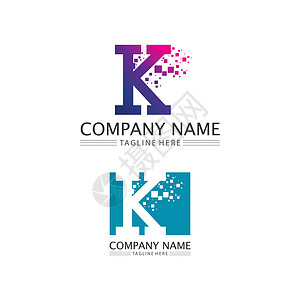 401k公司标志设计 K 字母字体概念商业标志矢量和设计初始公司标识品牌皇家艺术创造力线条推广标签身份徽标设计图片