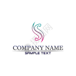 商业企业字母 S 标志设计矢量设计网站三角形公司马赛克字体标识标签彩虹工作室营销背景图片