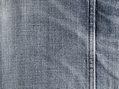 牛仔面料的质地和接缝牛仔布衣服服装裤子纺织品时尚灰色织物背景图片