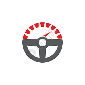 开车车速表驱动程序图标模板矢量图汽车司机驾驶驾照安全学生插图交通圆圈车轮设计图片