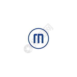 公司发布会邀请函字母 M 标志图标社交媒体概念字体奢华创造力公司插图品牌社会身份艺术标签插画