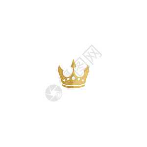 皇冠概念标志图标设计精英插图标签金子王国艺术女王精品皇家商业背景图片