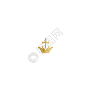 皇冠概念标志图标设计公司艺术女王精英收藏精品纹章王国奢华国王背景图片