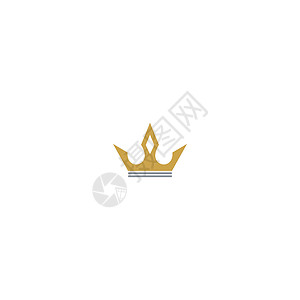 皇冠概念标志图标设计标签精英精品珠宝金子纹章商业收藏标识艺术背景图片