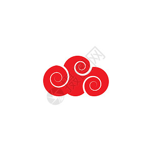 中国云模板 vecto卡通片艺术天空曲线绘画文化圆圈涂鸦黑色标识背景图片