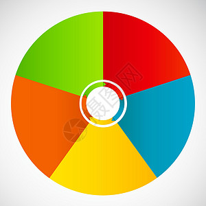 彩色横幅素材带有箭头的彩色圆形横幅的概念 适用于不同的业务设计 它制作图案矢量团体商业网站解决方案公司战略插图演讲红色图表插画
