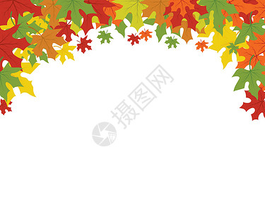 它制作图案枫叶矢量旗帜国家红色艺术季节黄色横幅树叶橙子白色背景图片