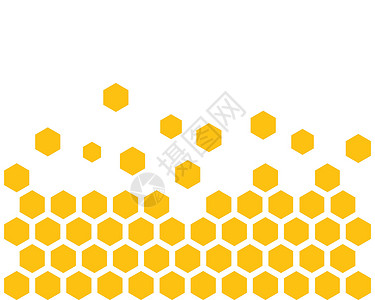 蜂窝图设计标识黄色蜂巢橙子墙纸白色金子六边形黑色蜂蜜背景图片