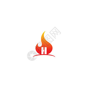 火热报名中字体火热联合字母图标标志设计海报品牌运动烧伤刻字插图拉丁技术坡度标识设计图片
