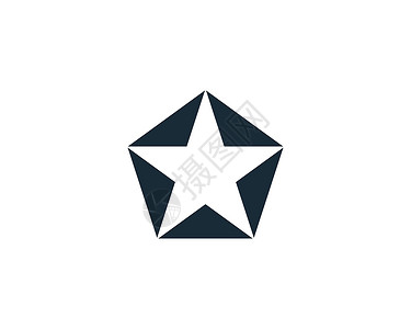 图标矢量徽标模板插图设计几何形状业务标识五要素品牌星星星形五角形公司背景图片