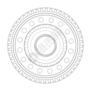 齿轮  3 的矢量渲染机械工具变速箱技术牙齿草图团队圆圈工业工程背景图片