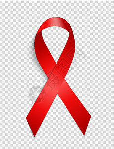 安全月展板12 月 1 日世界艾滋病日背景 在透明背景上隔离的红丝带标志 它制作图案矢量生活插图帮助活动斗争疾病治愈安全健康幸存者插画