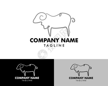 盾牌标志图标设计模板元素标识羊毛卡通片屠夫内存母羊菜单标签宠物野生动物背景图片