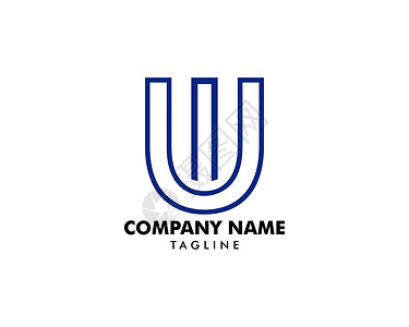 吴京初始字母 Wu 徽标模板设计奢华字体商业首都刻字公司身份技术营销创造力设计图片
