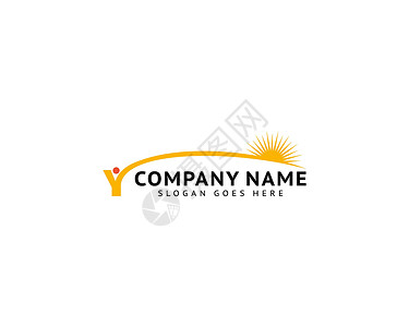 首字母 Y 人标志设计营销公司友谊身份字体团体网络品牌商业徽标背景图片