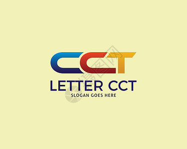 欧式标题线首字母 CCT 徽标模板设计设计图片