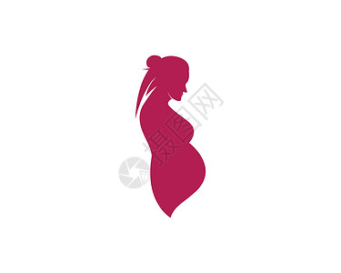 美女怀孕女孩医院妇科生活女士母性妈妈产科插图白色背景图片