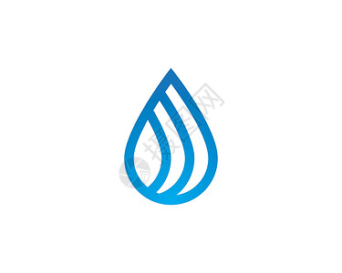 水滴标志模板社区生态商业标识叶子社会液体设计师营销背景图片