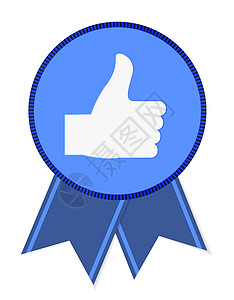 重击矢量标志标签 它制作图案矢量互联网插图贴纸拇指朋友社区蓝色投票手指社会插画