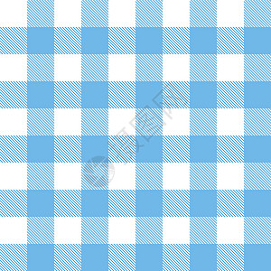 蓝色和白色苏格兰纺织无缝图案 织物质地检查格子呢格子 的抽象几何背景 单色图形重复设计 现代方形饰品手帕戏服毯子打印装饰品英语墙背景图片