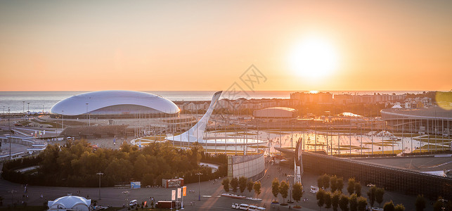 阿德勒世界杯城市景观高清图片