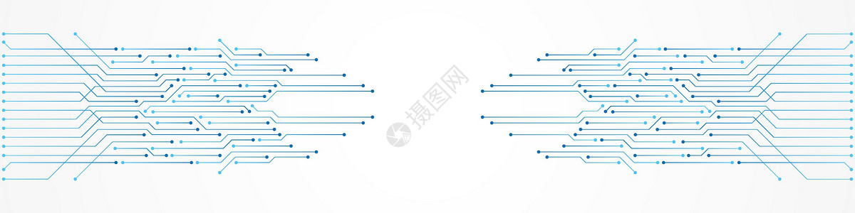 母板抽象技术背景蓝色电路板图案微芯片电源线网络木板力量电路半导体主板处理器插图商业电脑设计图片