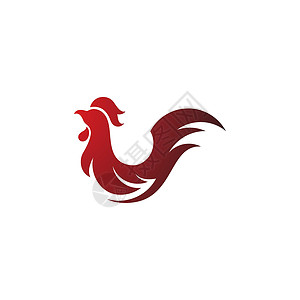 公鸡矢量 ico 的剪影十二生肖农业标识食物动物羽毛男性艺术插图品牌背景图片