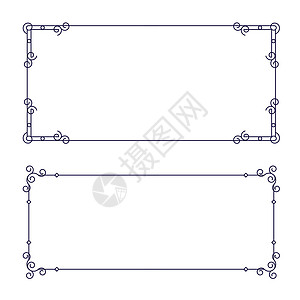 边框矢量图设计标签漩涡卡片边界装饰品横幅问候邀请函菜单藏书背景图片