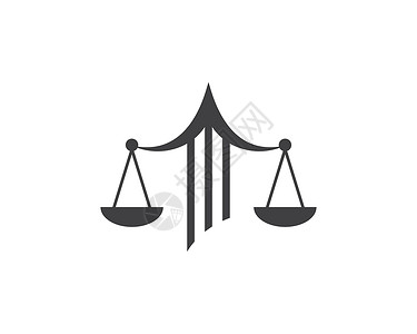 法律标志 vecto身份插图法官公司标识徽章商业陪审团柱子律师背景图片