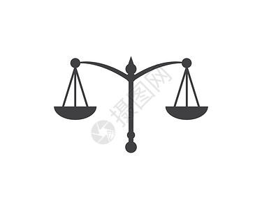 法律标志 vecto创造力犯罪律师公司柱子平衡商业法庭法官办公室背景图片