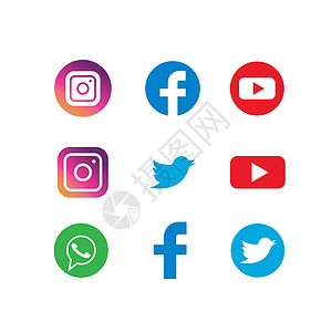 安迪斯科特用于编辑设计的社交媒体图标矢量我们网站社论手机营销兴趣讲话互联网世界链接品牌设计图片