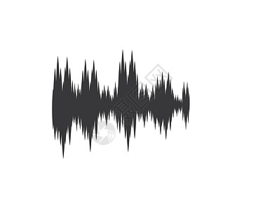 声波插画体积电子脉冲波形收音机插图音乐歌曲嗓音技术背景图片