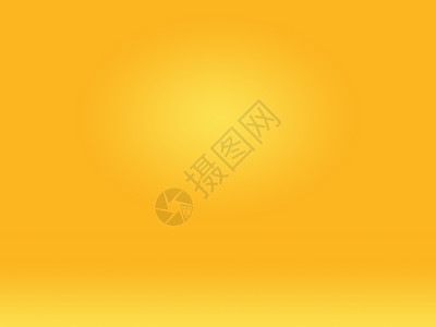 摘要豪华金黄色渐变工作室墙井用作背景 布局 横幅和产品展示橙子框架奢华坡度墙纸艺术网络金属房间插图背景图片